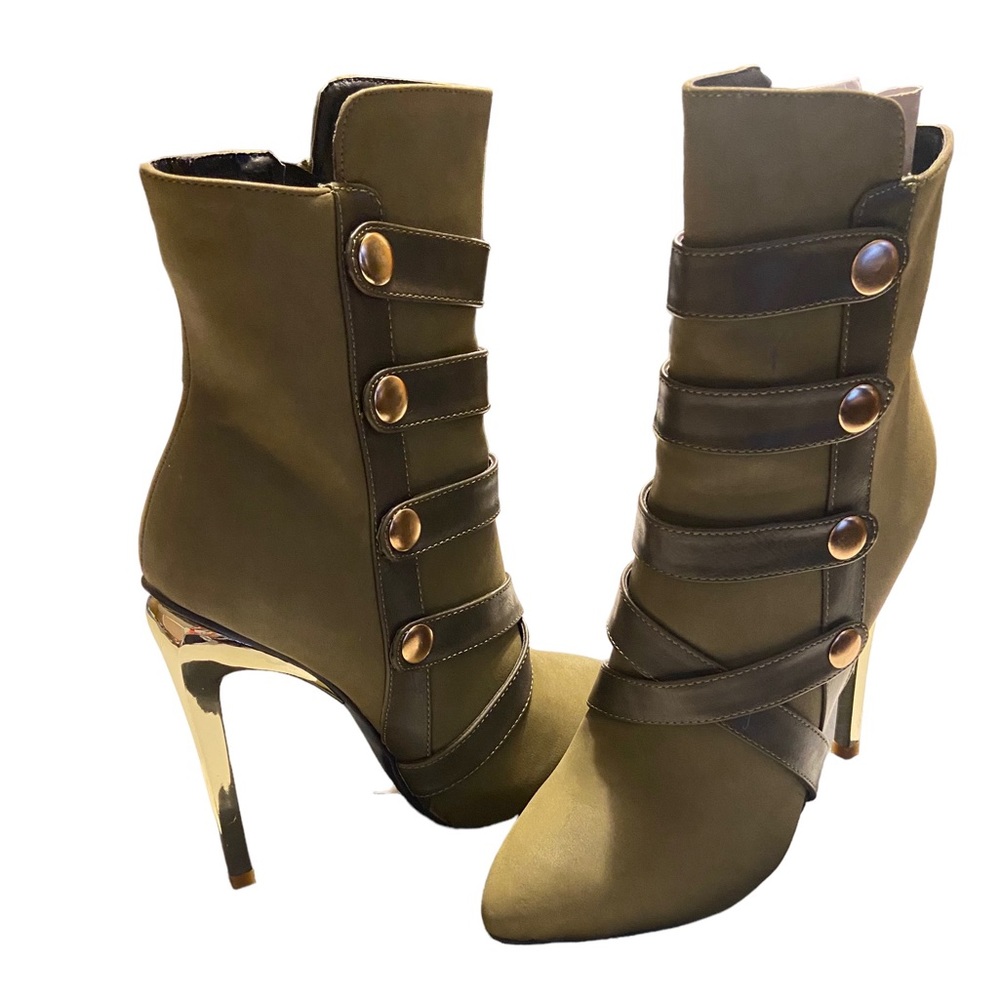 [SOLD] Trendy Bianca-05 Heel Bootie